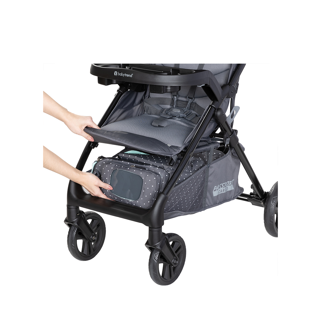 Passport Cargo Stroller Travel System - Gray