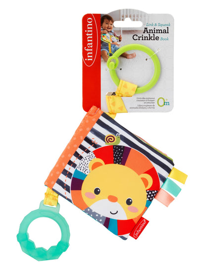 Link & Squeak Animal Crinkle Book (Counting variant)