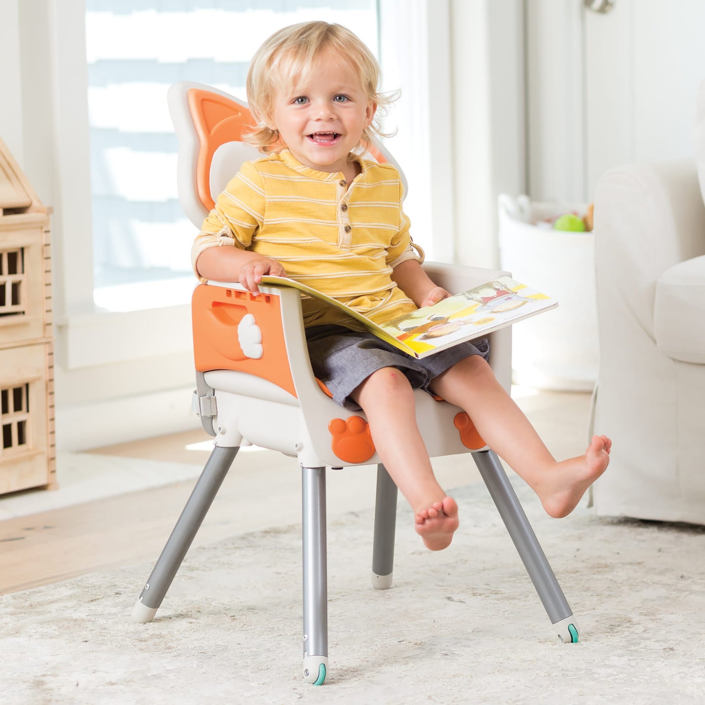 Grow-With-Me 4-in-1 Convertible High Chair, Fox
