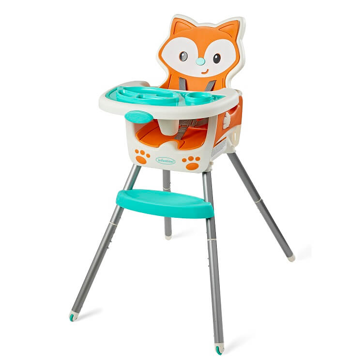 Grow-With-Me 4-in-1 Convertible High Chair, Fox