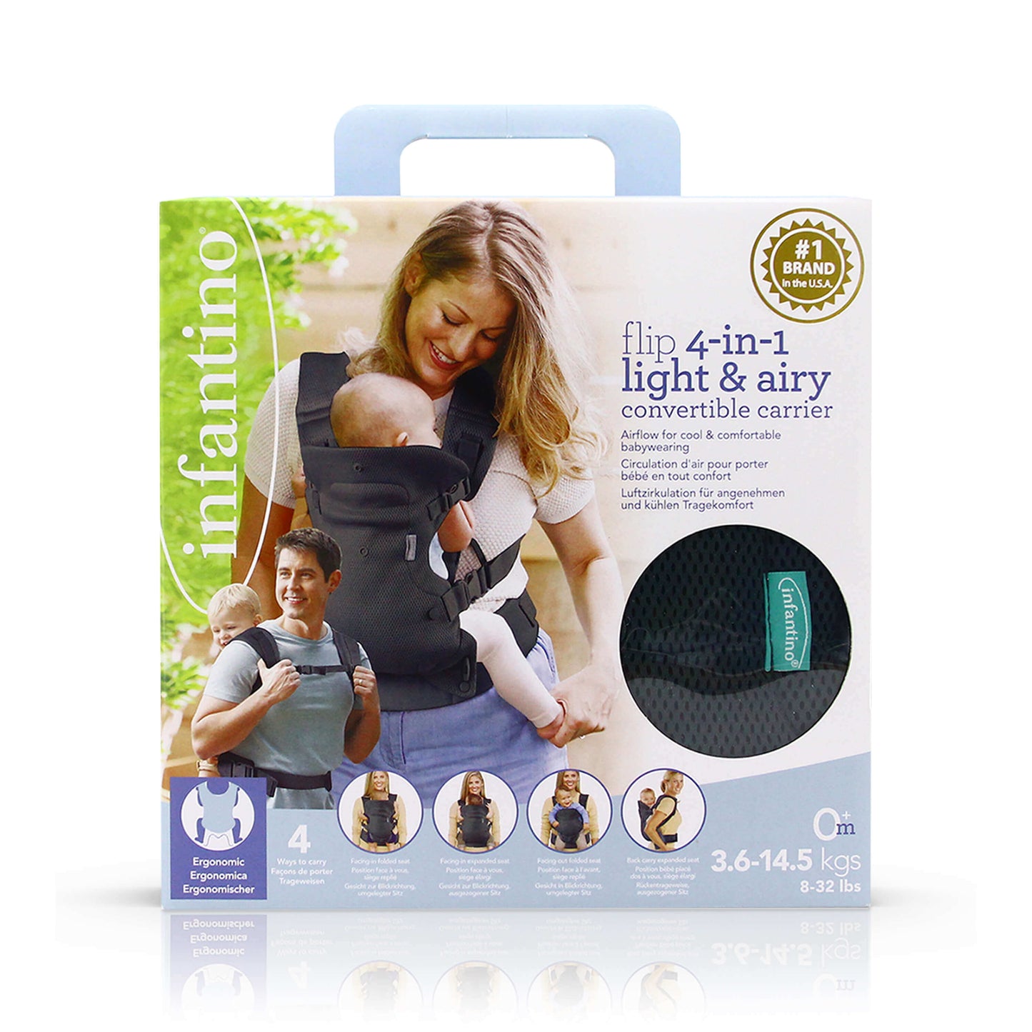 FLIP™ LIGHT & AIRY 4-IN-1 CONVERTIBLE CARRIER