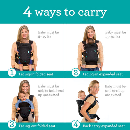 Flip 4-in-1 Convertible Carrier, Black