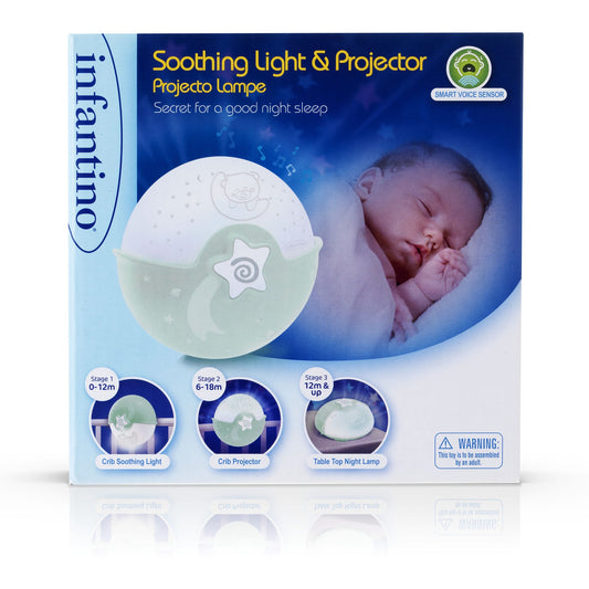 Infantino Soothing Light & Projector, Mint Green