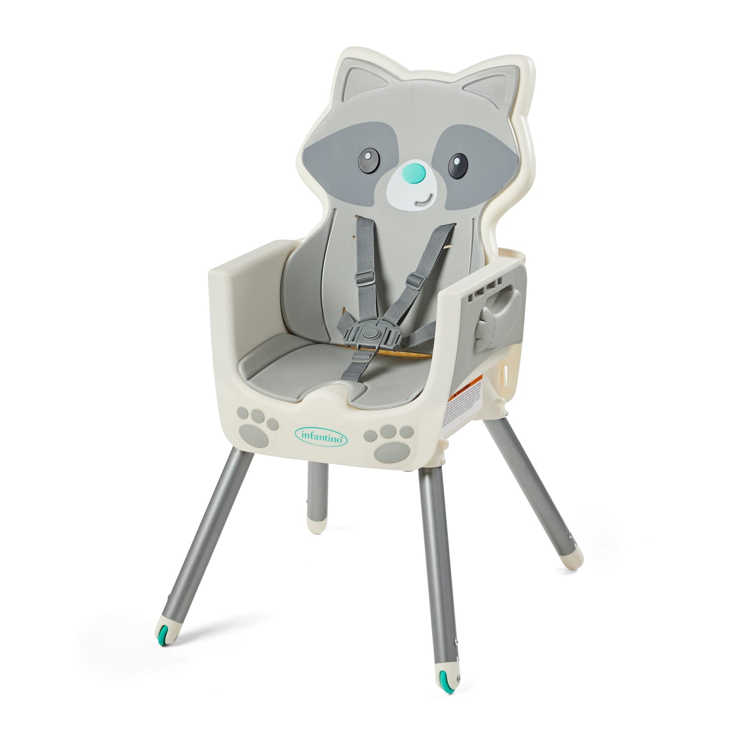 Grow-With-Me 4-in-1 Convertible High Chair, Raccoon