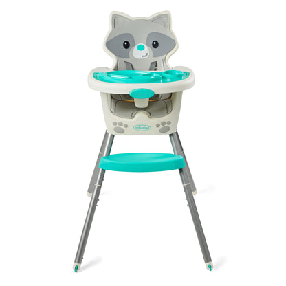 Grow-With-Me 4-in-1 Convertible High Chair, Raccoon