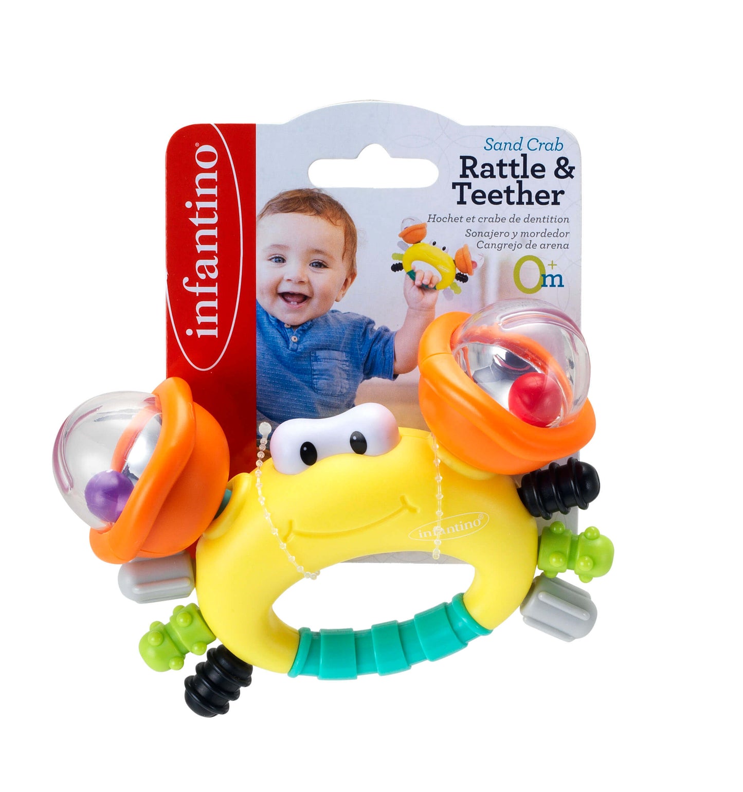 RATTLE & TEETHER CRAB™