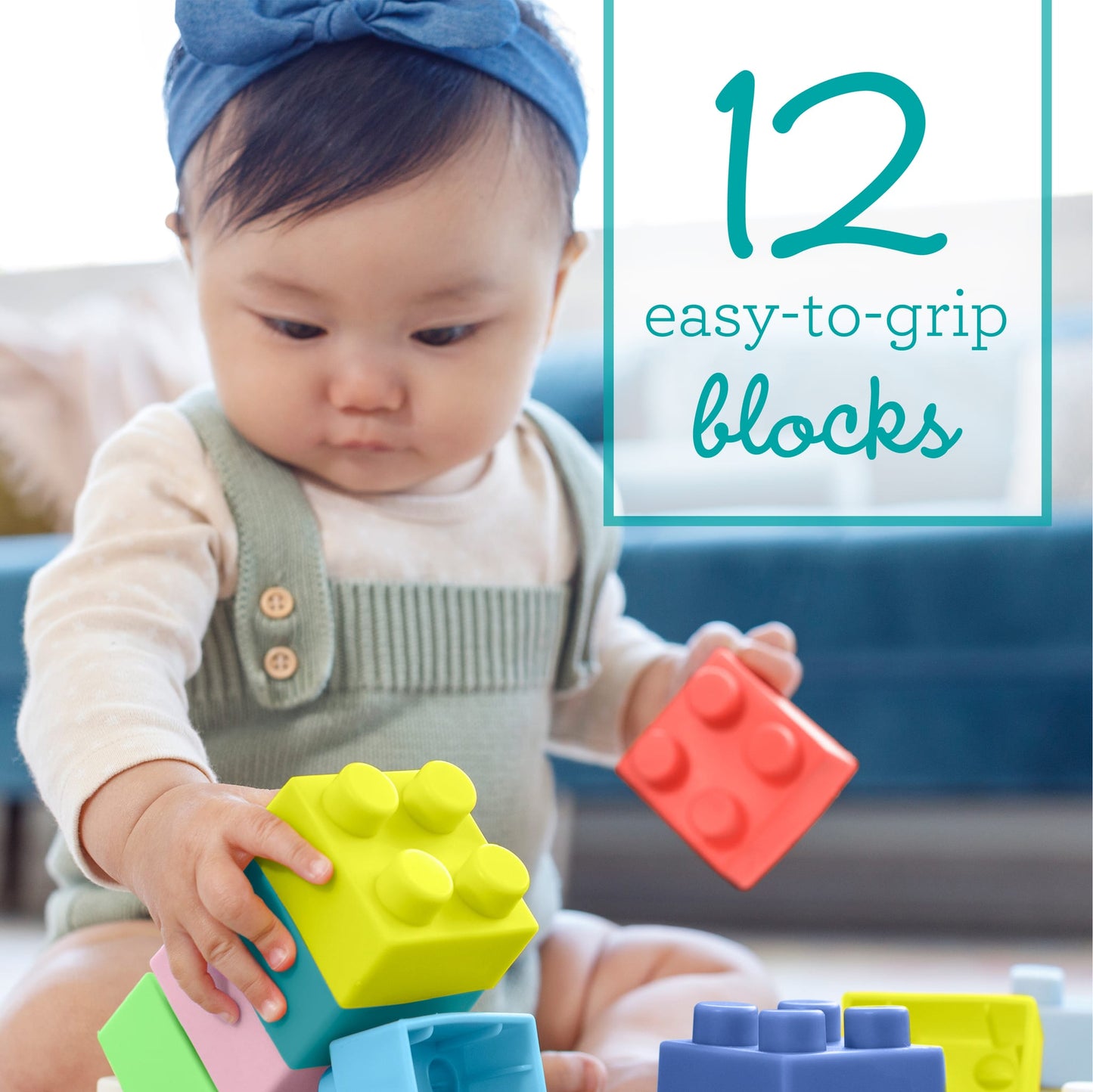 2-in-1 Super Sort Teether & Building Blocks