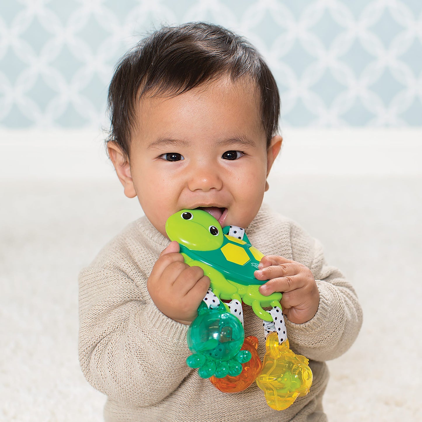 Jungle Sea Charms Turtle Rattle