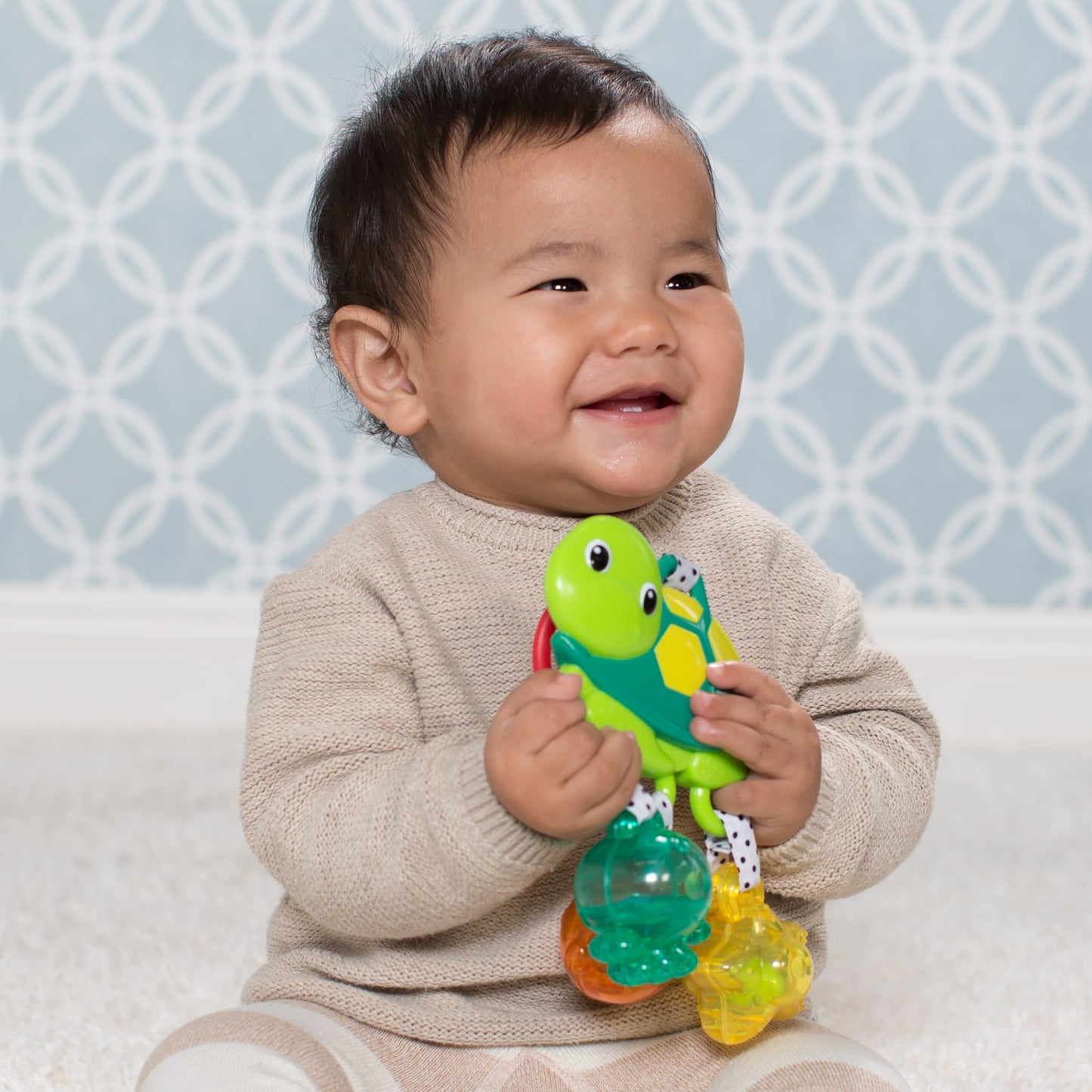 Jungle Sea Charms Turtle Rattle