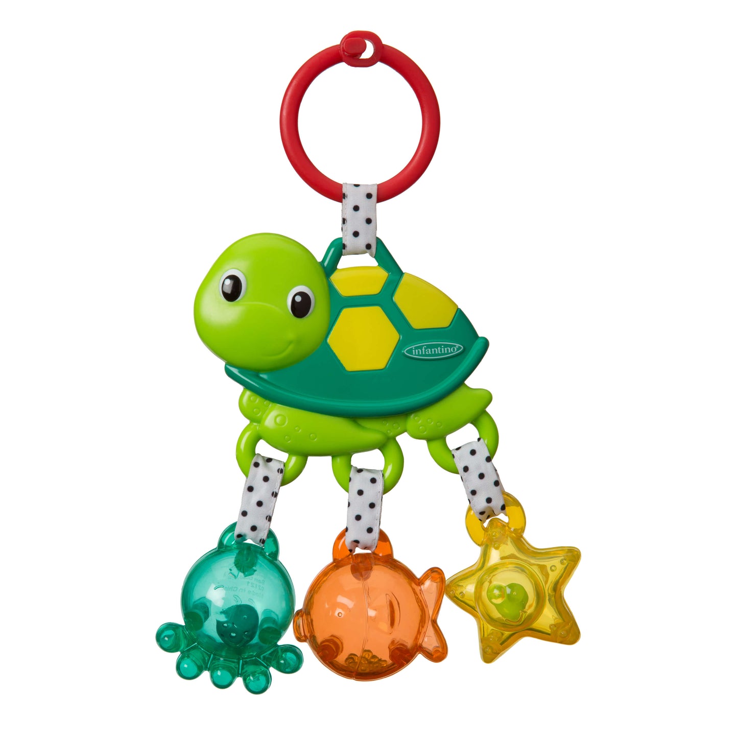 Jungle Sea Charms Turtle Rattle