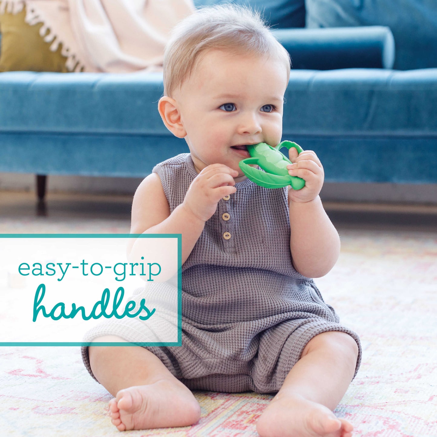 LIL' NIBBLES SILICONE TEETHER™