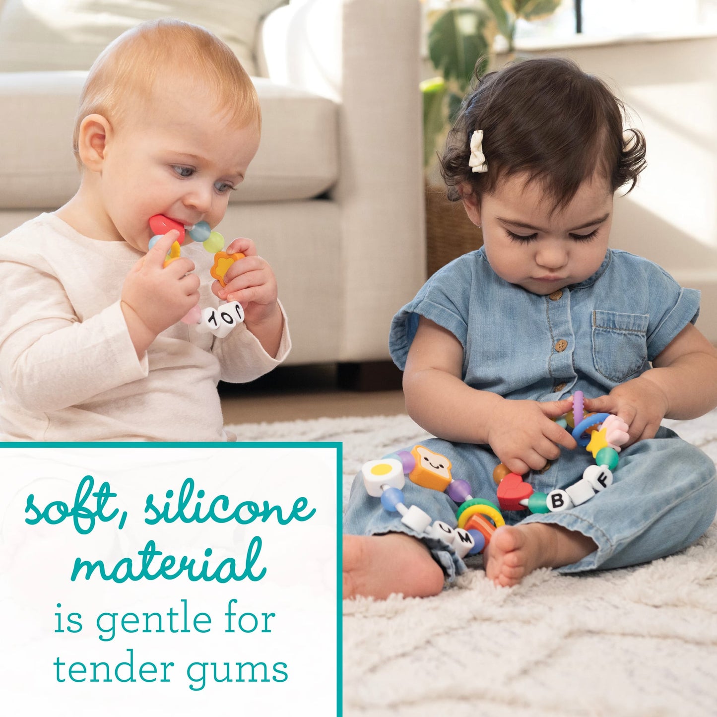 Friendship Teether™ - I Love U Silicone