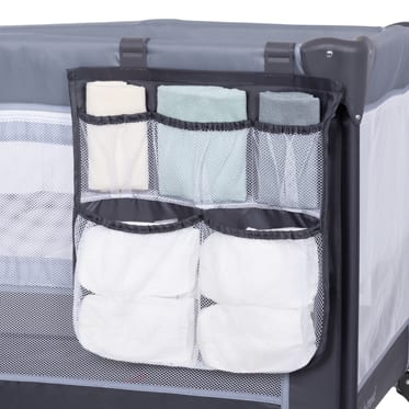 Nursery Center Playard with Bassinet in Stellar Grey