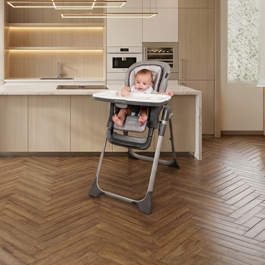 Sit Right 2.0 3-in-1 High Chair in Cozy Grey