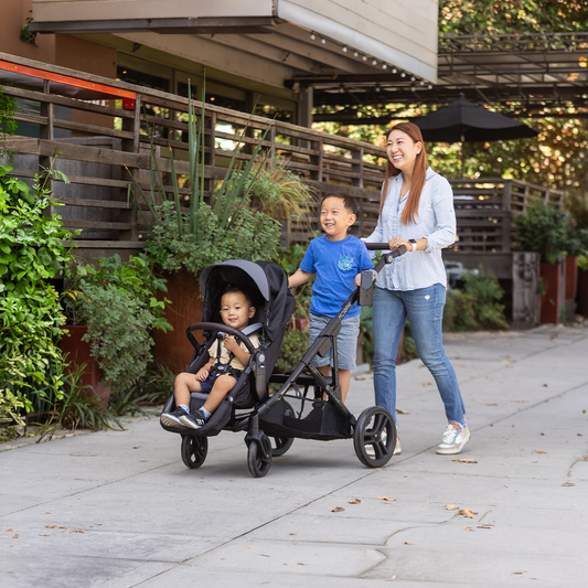 Morph Single to Double Modular Stroller Travel